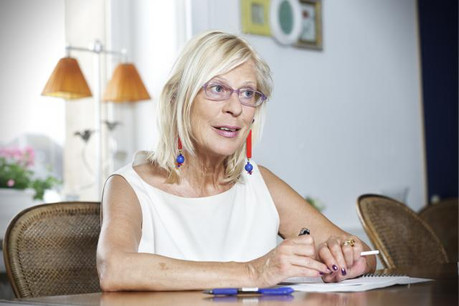 Danièle Fonck, en 2013, lors d’une interview accordée à Paperjam à l’occasion du centenaire du Tageblatt. (Photo: Luc Deflorenne / archives)