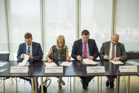 Syndicats et patronats s’étaient entendus en juin dernier pour la signature d’un avenant à la convention collective de travail du secteur bancaire 2014-2016 pour l’année 2017. (Photo: Mike Zenari / archives)