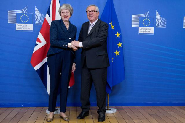 Samedi, Theresa May, Première ministre britannique, avait déjà rencontré le président de la Commission européenne, Jean-Claude Juncker, pour finaliser d’ultimes détails concernant l’accord. Dont la question de Gibraltar. (Photo: Commission européenne/Services audiovisuels)