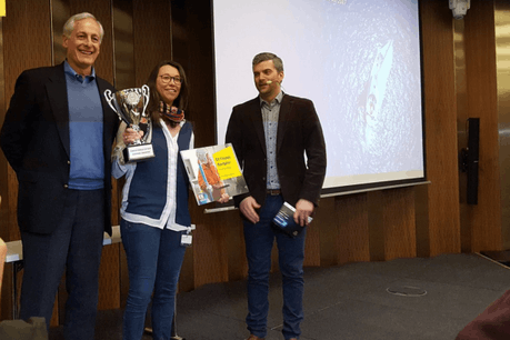 La CEO de Largowind, Mathilde Argaud, avait remporté le prix Creative Young Entrepreneur Luxembourg (Cyel) 2017. (Photo: EY)