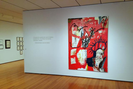 «Untitled», l'une des œuvres de l'artiste contemporain Jean-Michel Basquiat, exposée au Cleveland Museum of Art. (Photo: Licence CC)