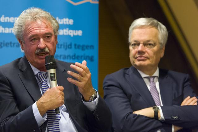 Jean Asselborn et Didier Reynders ont renoué un souhait commun de voir la coopération entre les trois pays être marquée par du concret. (Photo: Jean-Christophe Verhaegen / SIP)