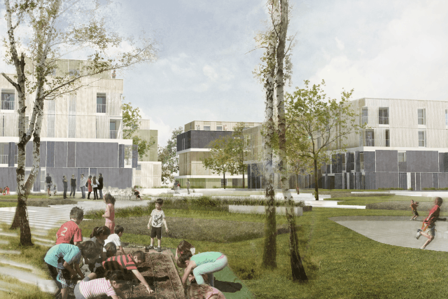 La SNHBM construira prochainement un nouvel ensemble résidentiel au Kirchberg avec le bureau d’architectes Temperaturas Extremas. (Photo: Temperaturas Extremas)