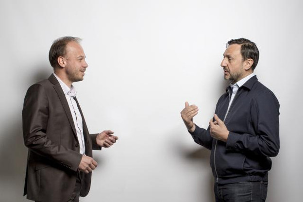 Nicolas Hurlin (à gauche) est founding partner de The Recruiter et Eric Busch (à droite) est CEO & founder de Nexten.io. (Photo: Patricia Pitsch / Maison Moderne)