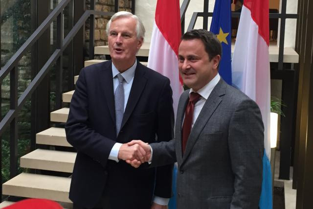 En fonction depuis le 1er octobre en tant que négociateur en chef du Brexit, Michel Barnier était en visite ce lundi au Luxembourg. (Photo: Paperjam/DR)