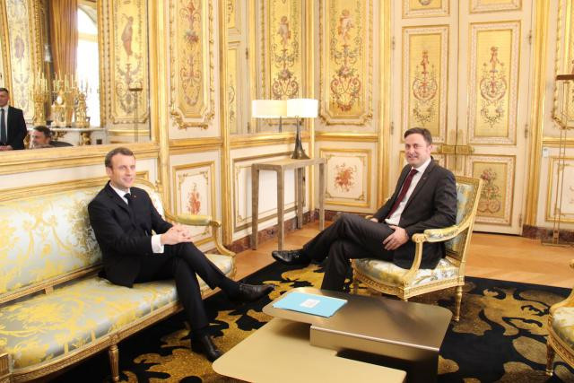 Le Premier ministre, Xavier Bettel, a tenu bon face à un président Macron enclin à obtenir une rétrocession fiscale pour financer les infrastructures éprouvées par les frontaliers côté français.  (Photo : ME)