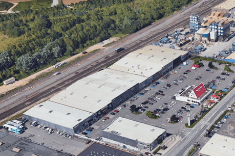 Le site est situé en bordure de ce qui doit devenir la future N3 où doit passer le tram. (Photo: Google Earth / Capture d'écran)