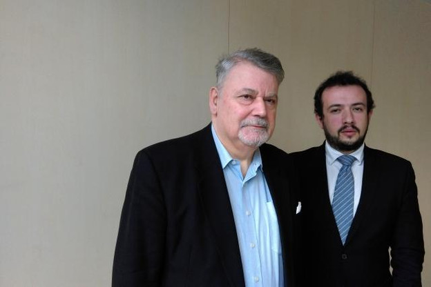 Freddy Bracke (à gauche) préside le cluster maritime luxembourgeois, dont le manager est Paul Marceul. (Photo: paperJam.lu)