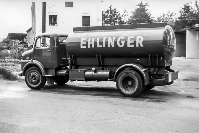 Camion-citerne Mercedes d’une capacité de 8.000 litres (1962). (Photo: Groupe Schuler)