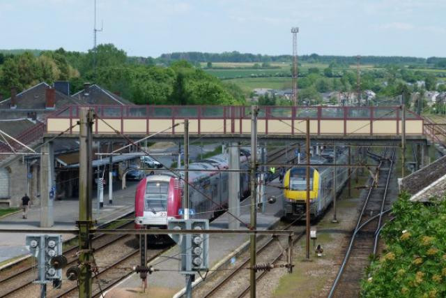 La gare d'Athus, fin de ligne belge estampillée CFL. Le tarif luxembourgeois y est apprécié. (Photo: Licence CC)
