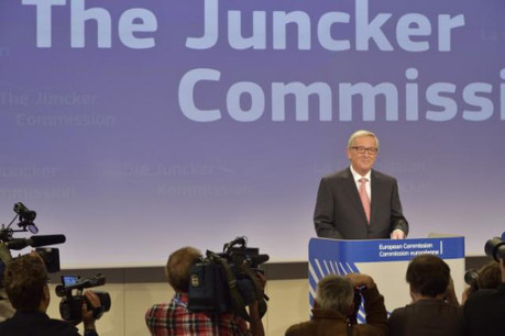 Sous l'œil des caméras, Jean-Claude Juncker était aussi observé en direct via internet et les réseaux sociaux. (Photo: Commission Européenne)