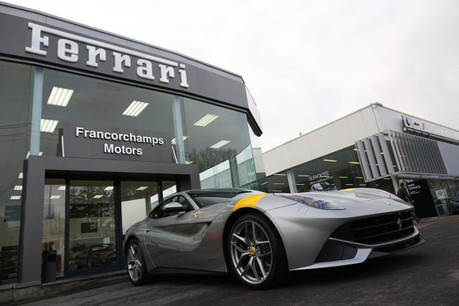 La Ferrari F12berlinetta Tour de France 64, un modèle unique encore visible pendant quelques jours au Francorchamps Motor de Windhof. (Photos: Ginion Group)