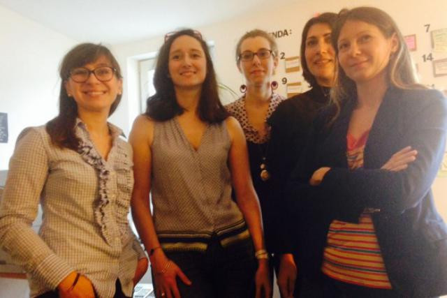 Kasia Kolodzeijczyk, Marie-Adélaïde Gervis, Annabelle Buffart, Marina Thiriet et Laurence Bianchini (Photo: DR)
