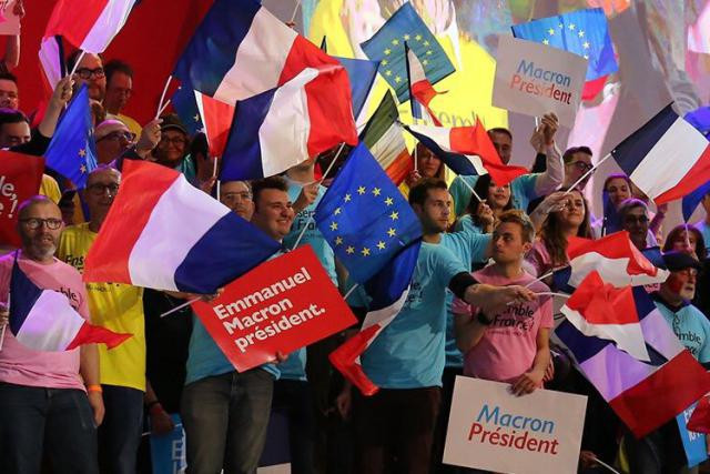 La victoire d’Emmanuel Macron, plus fêtée par les citoyens que par les investisseurs. (Photo: Licence CC)
