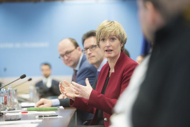Francine Closener veut que les petites entreprises bénéficient des aides accordées par l’État. (Photo: Anthony Dehez)