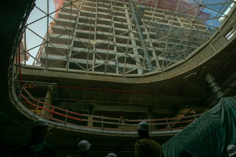 Les projets immobiliers (ici Auchan Gasperich) intègrent de plus en plus souvent du logement pour tenter d’enrayer la pénurie. (Photo: Matic Zorman / archives)