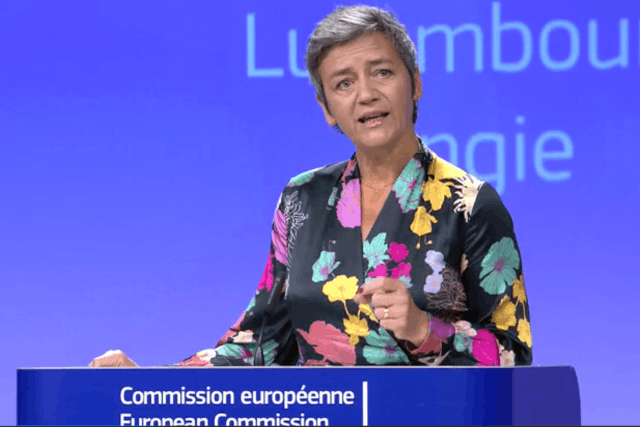  Margrethe Vestager et les services de la Commission européenne ont enquêté plus particulièrement sur deux structures d’Engie au Luxembourg. (Photo: capture d'écran / vidéo Commission européenne)