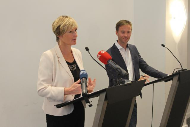 Francine Closener, secrétaire d’État à l’Économie, a présenté le bilan touristique du premier semestre avec Sebastian Reddeker, directeur de Luxembourg for Tourism. (Photo: MECO)