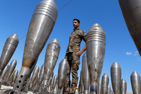De nombreux États européens comptent parmi les pays fabriquant ou concevant des armes utilisées aujourd'hui par l'État islamique. (Photo: Amnesty International)