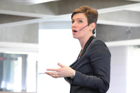 Mariana Mazzucato défend le rôle dynamique des États dans le processus d'innovation. (Photo: BEI)