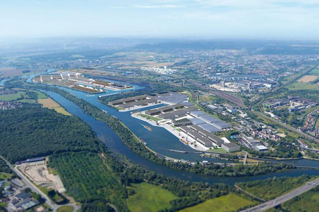 L’Europort Thionville-Illange, plate-forme logistique et industrielle multimodale, possède 100 hectares de foncier disponibles, sur une surface totale de 200 hectares. (Photo: Europort)