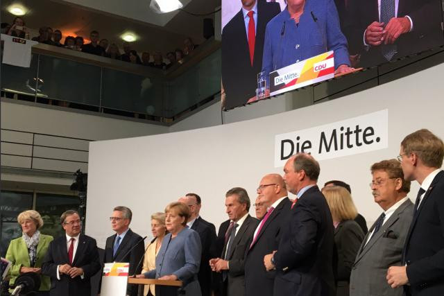 Angela Merkel se prépare probablement à une coalition avec les écologistes et les libéraux. (Photo: Twitter/ CDU)