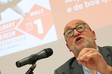 Pour son président, l’OGBL doit encore sortir renforcé du scrutin en cours jusqu’au 12 mars. (Photo: Matic Zorman)