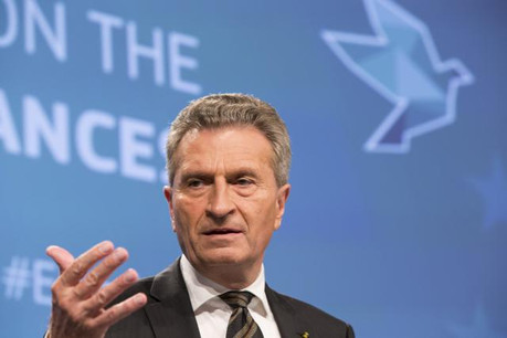 Le commissaire au budget, Günther Oettinger, envisage des pistes pour compenser le retrait britannique. (Photo: Licence C.C.)