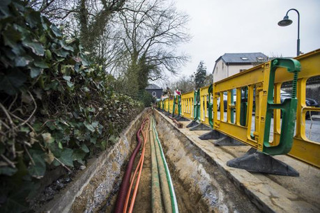 20.000 km de câbles ont été installés par Post Luxembourg en 2017. (Photo : Mike Zenari / archives)