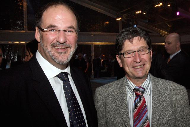 Roger Lampach (à gauche) est arrivé chez Luxconnect en 2007, quelques mois après que Edouard Wangen (à droite) y a été nommé CEO.  (Photo: Luc Deflorenne / archives)