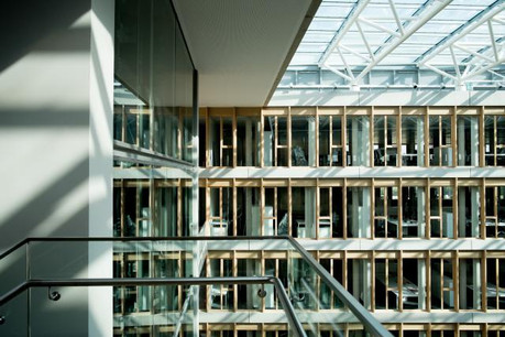 La seconde source a aussi transmis les documents à la presse en 2012. PwC a déménagé entre temps dans ses nouveaux locaux de Crystal Park. (photo: Jessica Theis / archives)