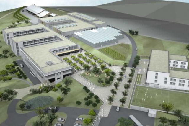 Le projet du futur lycée technique agricole, tel qu'il existait déjà en 2009. (Photo: Schmitz et Hoffmann architectes)