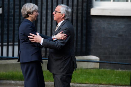 Le dîner de travail entre Theresa May et Jean-Claude Juncker intervient à quelques jours du début d'un Conseil européen qui doit bloquer le passage à la deuxième phase des négociations du Brexit. (Photo: Commission européenne/archives)