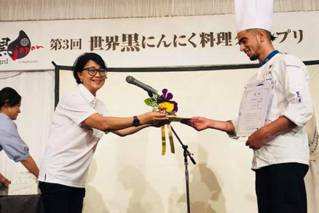 L’ail noir a mené le jeune chef jusqu’au Japon. (Photo: DR)