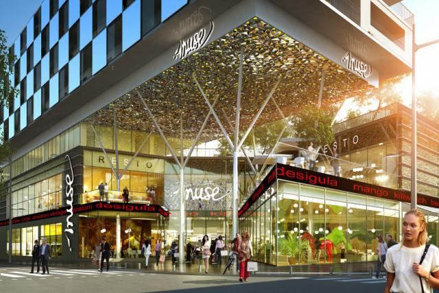 88 boutiques devraient s'installer dans le centre commercial Muse à l'automne 2017. (Photos: Apsys Group – Jean-Paul Viguier et Associés)