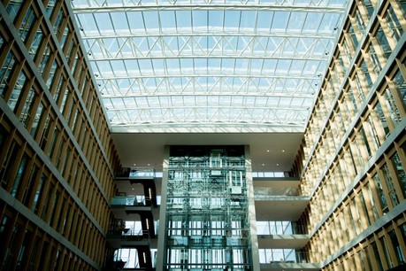 PwC Luxembourg a conclu un bail locatif de 12 ans pour l'occupation des 30.000 mètres carrés de l'immeuble. (photo: Jessica Theis / archives)
