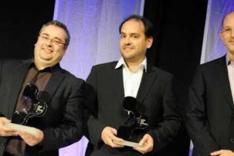 Mike Sergonne, Raoul Mulheims et Georges Berscheid (Mpulse) (Photo: David Laurent/Wide)