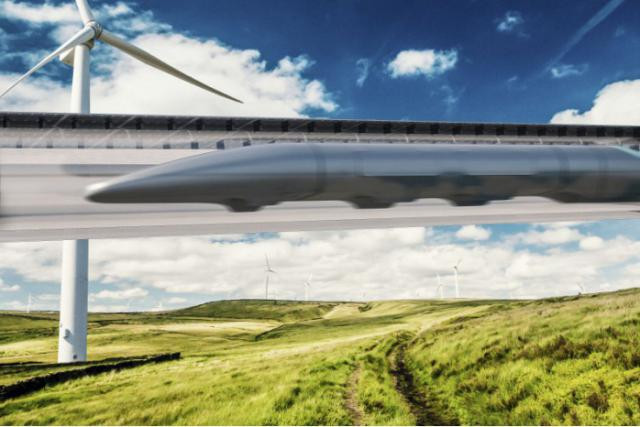 Selon Elon Musk, le train à très grande vitesse qui a reçu «l’accord verbal» du gouvernement américain reliera New York à Washington en 29 minutes. (Photo: Hyperloop One)