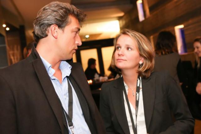 Tristan Davaille et Virginie Simon, les deux cofondateurs de MyScienceWork. (Photo: archives paperJam)
