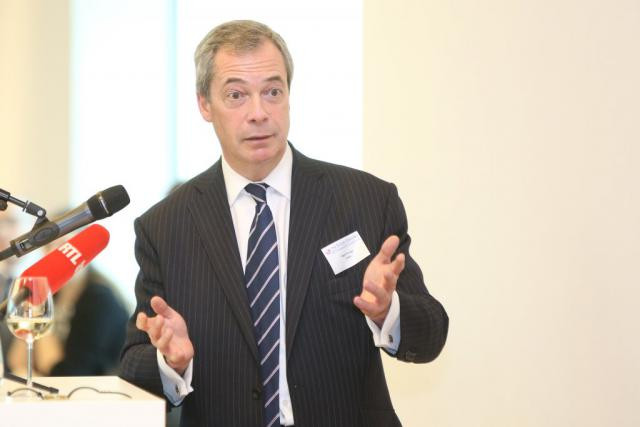 Nigel Farage se déclare pro-européen et a de l'estime pour Jean-Claude Juncker, dont il apprécie l'humour. (Photo: Steve Eastwood)