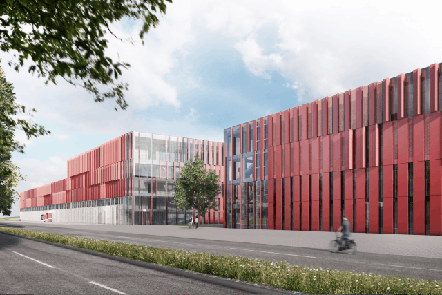 Ce nouveau complexe prendra place sur un terrain de 5,2 ha appartenant à la Ville de Luxembourg. (Illustrations: Böge Lindner K2 Architekten)