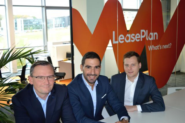 Serge Cathenis, Joël Fernandes et Alessandro Tutucci (de gauche à droite), le nouveau trio de management pour LeasePlan Luxembourg. (Photo: LeasePlan Luxembourg)