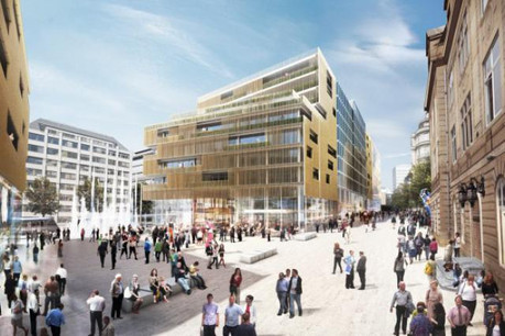 Codic est à la manœuvre pour l'un des prochains chantiers d'envergure de la capitale: le Royal-Hamilius. (Photo: Ministère des Classes moyennes et du Tourisme)