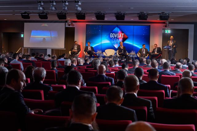 La conférence sur la défense et la sécurité de l’UE a réuni près de 500 experts et professionnels des satellites gouvernementaux à l’European Convention Center. (Photo: Nader Ghavami)