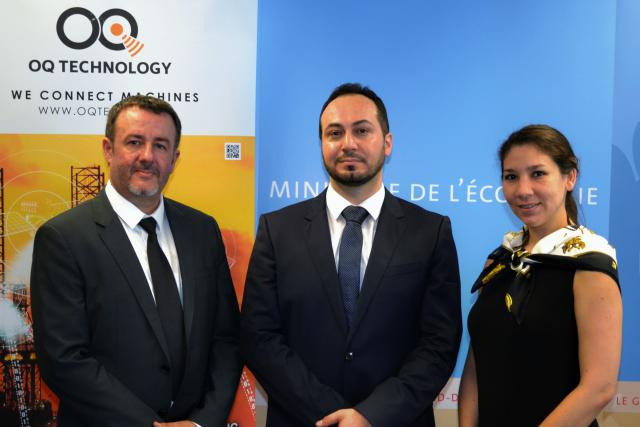 Omar Qaise (centre) est le CEO de OQ Technology. (Photo: SIP / archives)