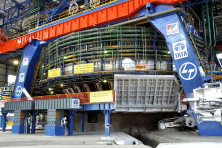 Un nouveau haut fourneau ‘I’ pour Tata Steel, à Jamshedpur (Inde), mis à feu en avril 2012. (Photo: Paul Wurth)