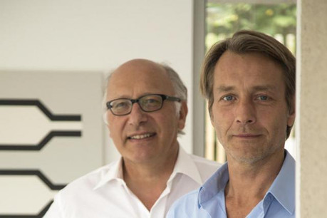 Michel Petit, à gauche sur la photo: «Notre volonté de faire est similaire. Nous recherchons tous les deux dans nos bâtiments une atmosphère agréable, une justesse esthétique et les bonnes proportions.» (Photo: DR)