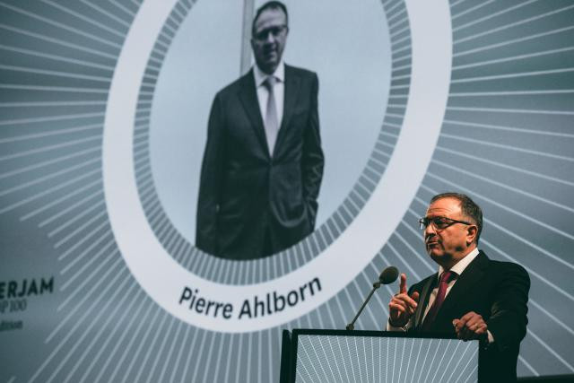 C'est donc Pierre Ahlborn qui succède cette année à Gaston Reinesch, numéro 1 du Top 100 Paperjam en 2012. (Photo: Sven Becker)
