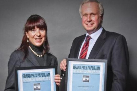 Françoise Thoma et Roland Fürpass (BCEE) (Photo: Etienne Delorme)