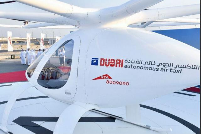 Dubaï prévoit d’intégrer, à terme, un service de taxis volants à son réseau de transport, qui compte déjà métro, bus et tramway. (Photo: Gouvernement de Dubaï)